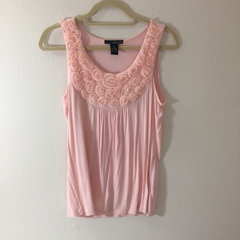 Willi Smith pink floral tank top